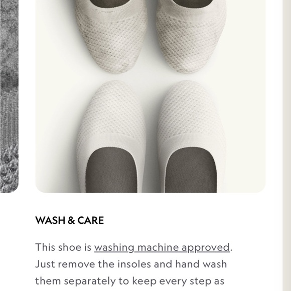 5 for $25 Allbirds tree breezer flats size 9 grey - READ !! NO LINERS!!! - Picture 9 of 9